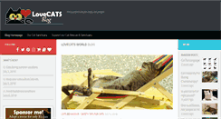 Desktop Screenshot of lovecatsworld.com